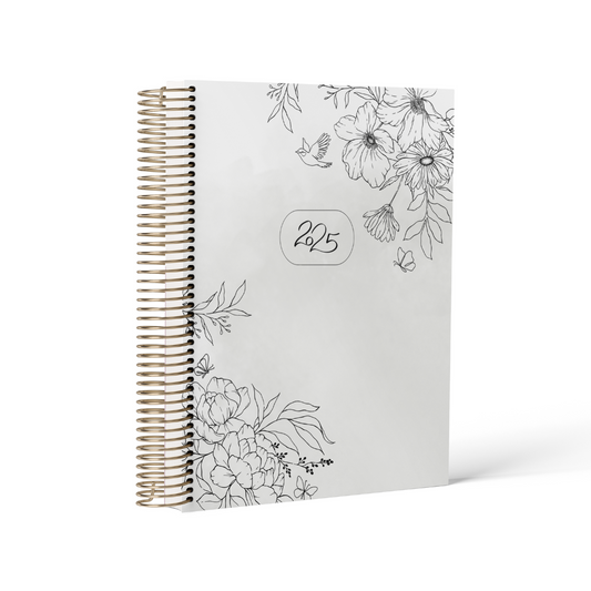 Daisy Meadow || A5 Wide Vertical Planner (2025)