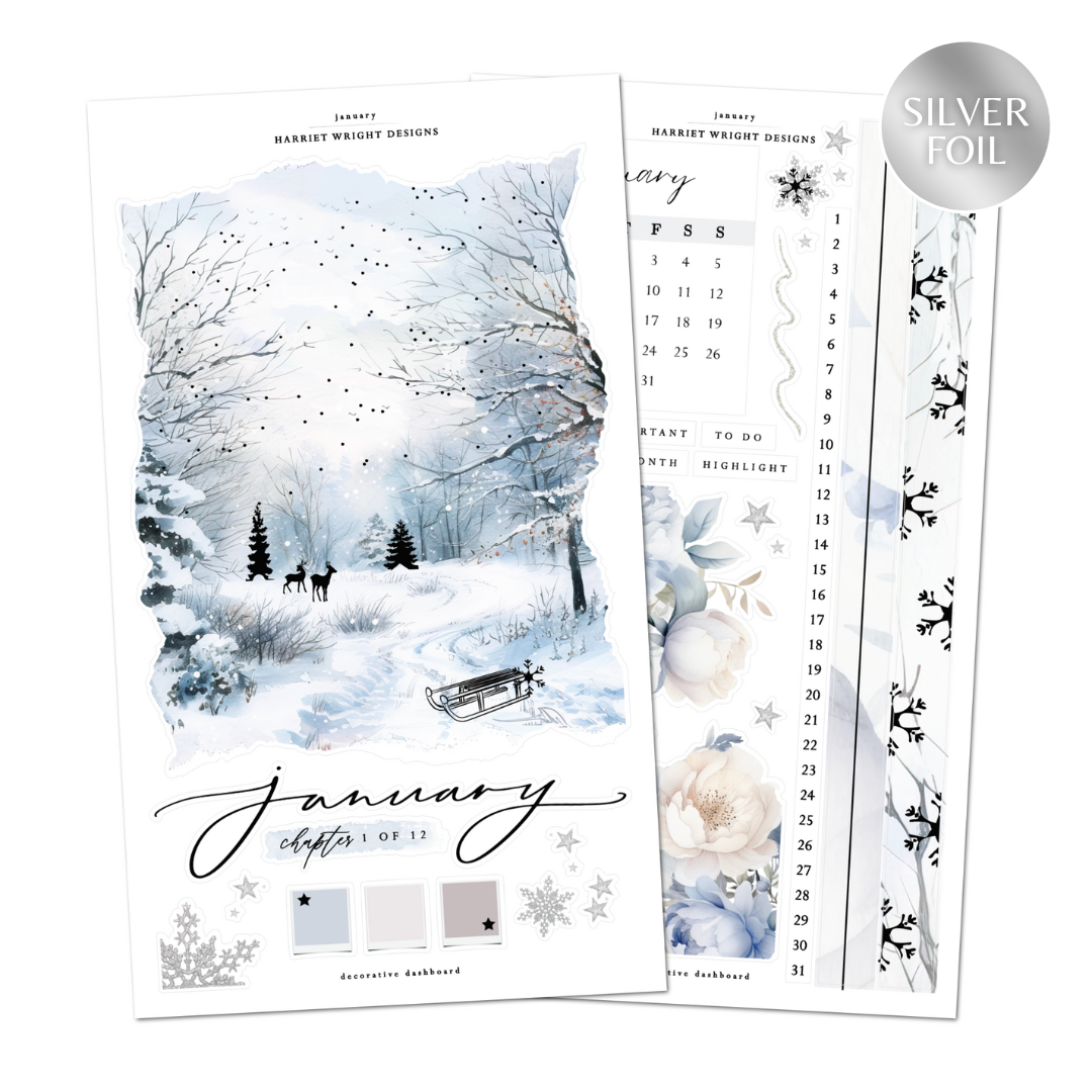 3 Month Bundle (Jan-Mar) | Decorative Dashboard