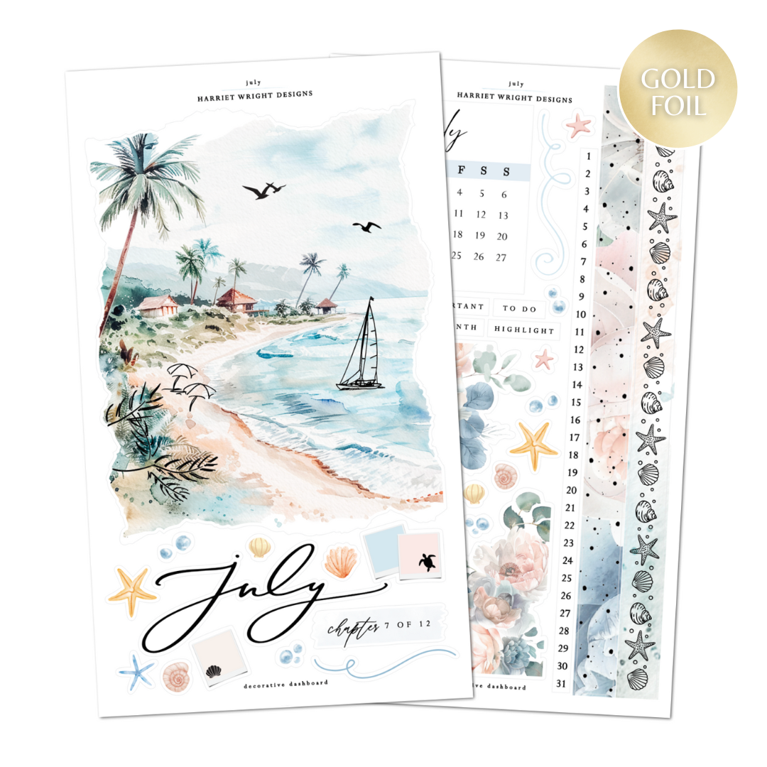 3 Month Bundle (Jul-Sept) | Decorative Dashboard