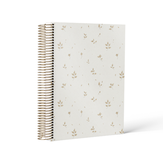 Dainty Floral || A5 Wide Vertical Planner