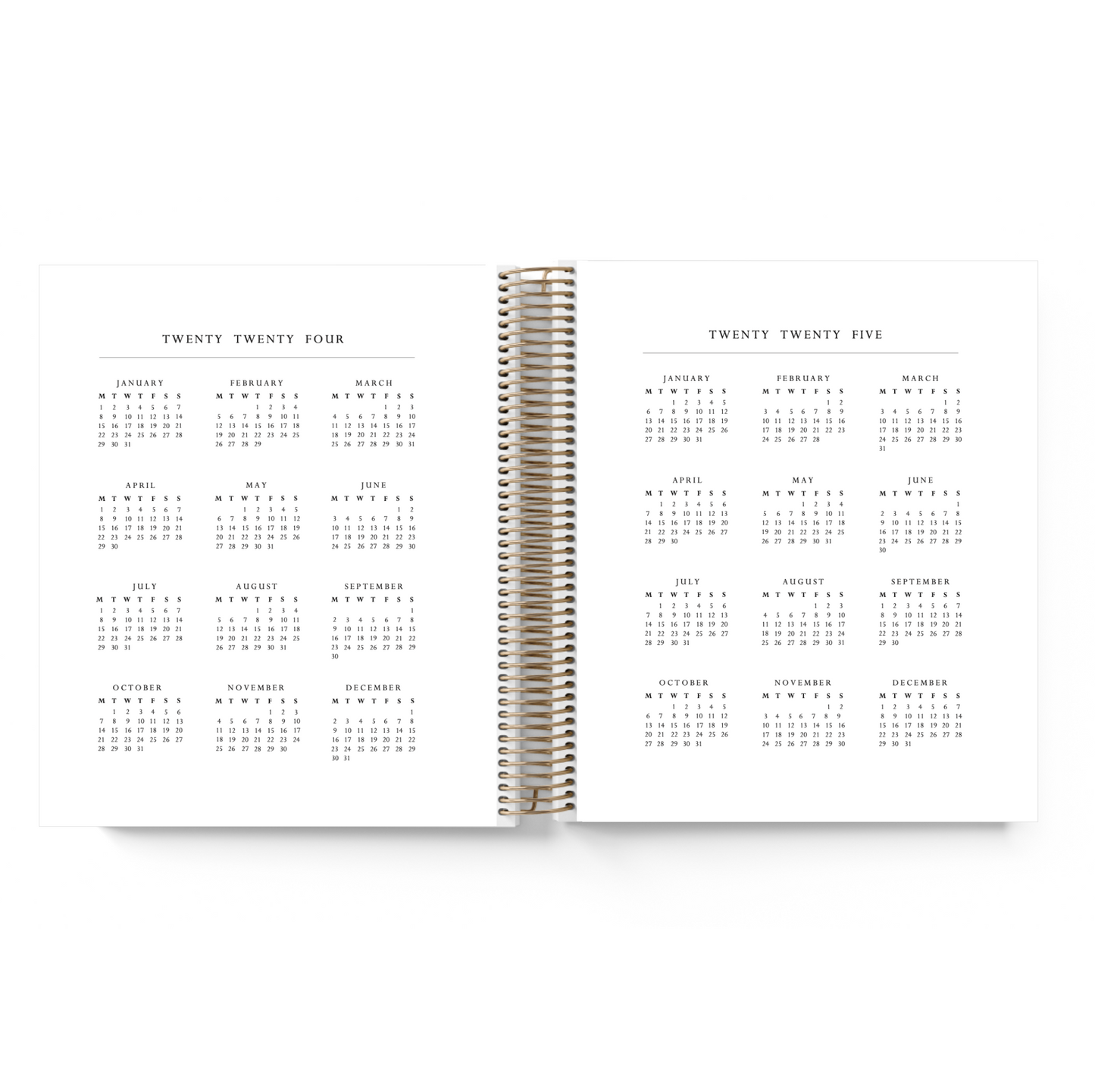 Neutral Floral || A5 Wide Horizontal Planner