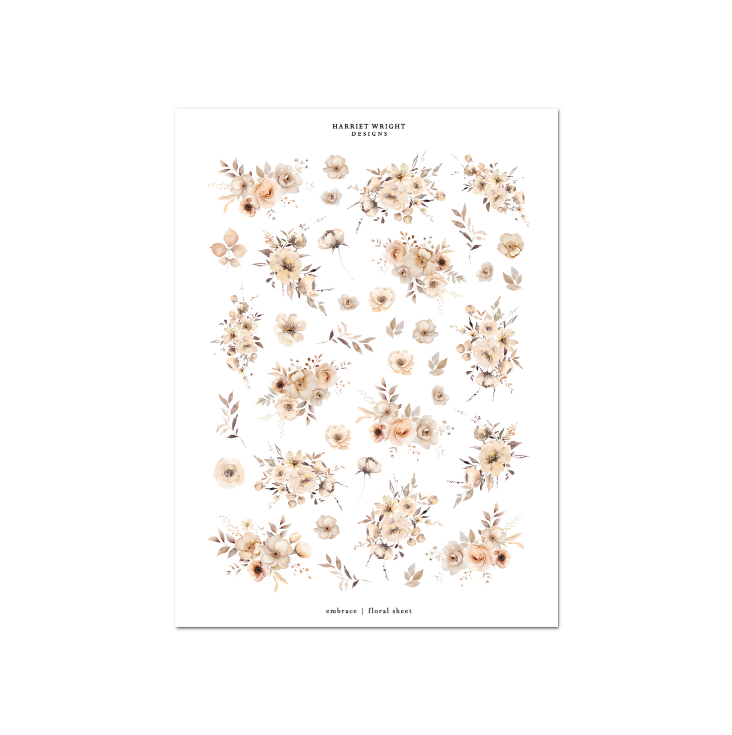 Embrace | Floral Sheet