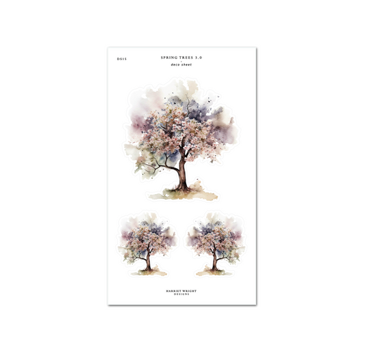 Spring Trees 3.0 || Deco Sheet