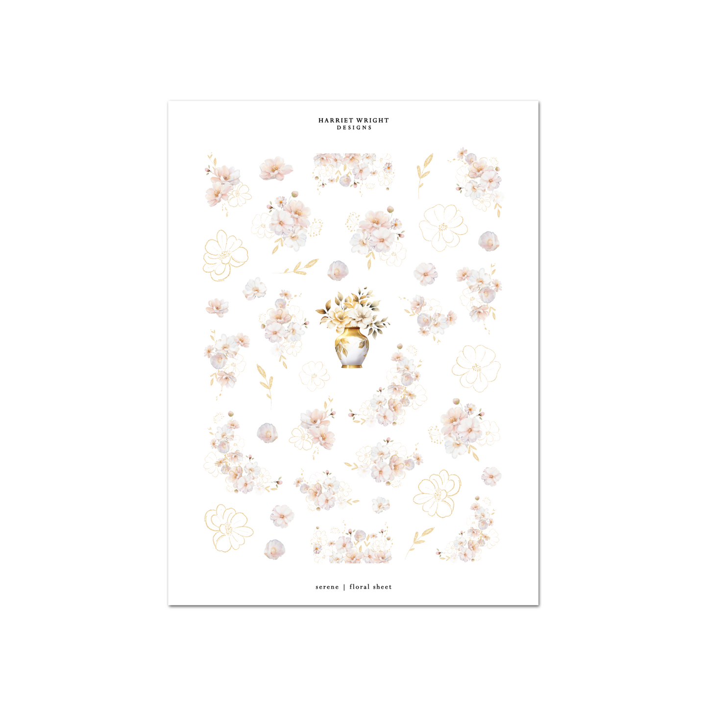 Serene | Floral Sheet