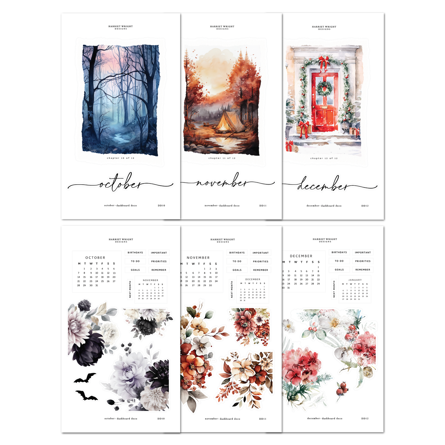 Dashboard Deco Collection | 3 Month Bundle (Oct-Dec)