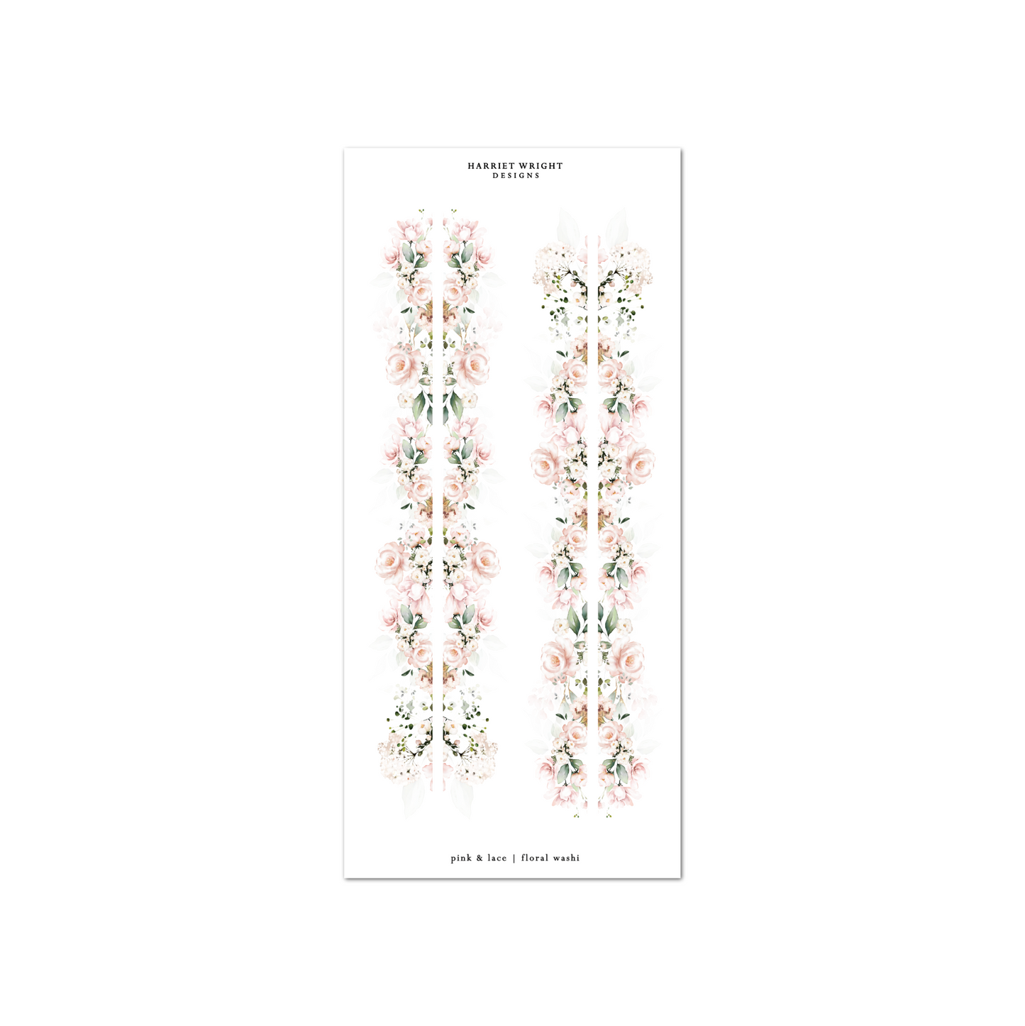 Pink & Lace | Floral Cut Washi