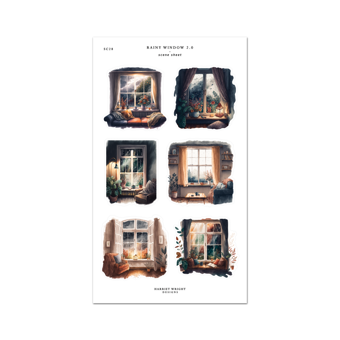 Rainy Window 2.0 || Scene Sheet