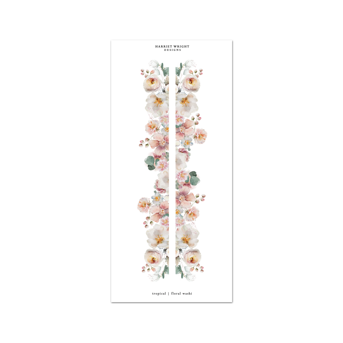 Tropical | Floral Cut Washi