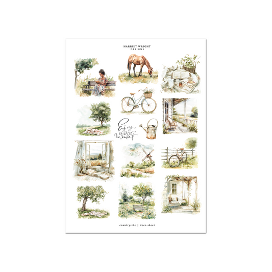 Countryside | Deco Sheet