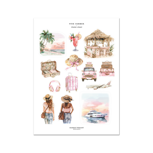 Pink Summer || Theme Sheet