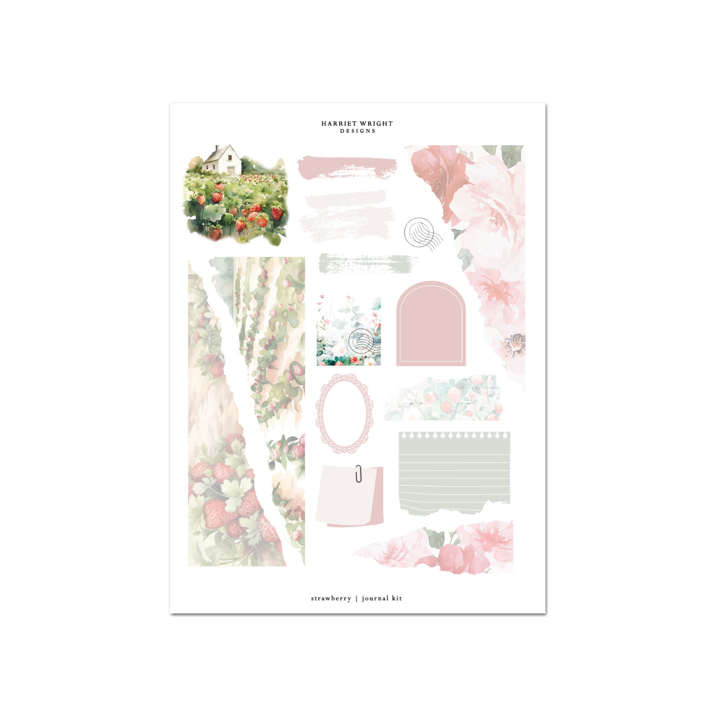 Strawberry | Journal Kit