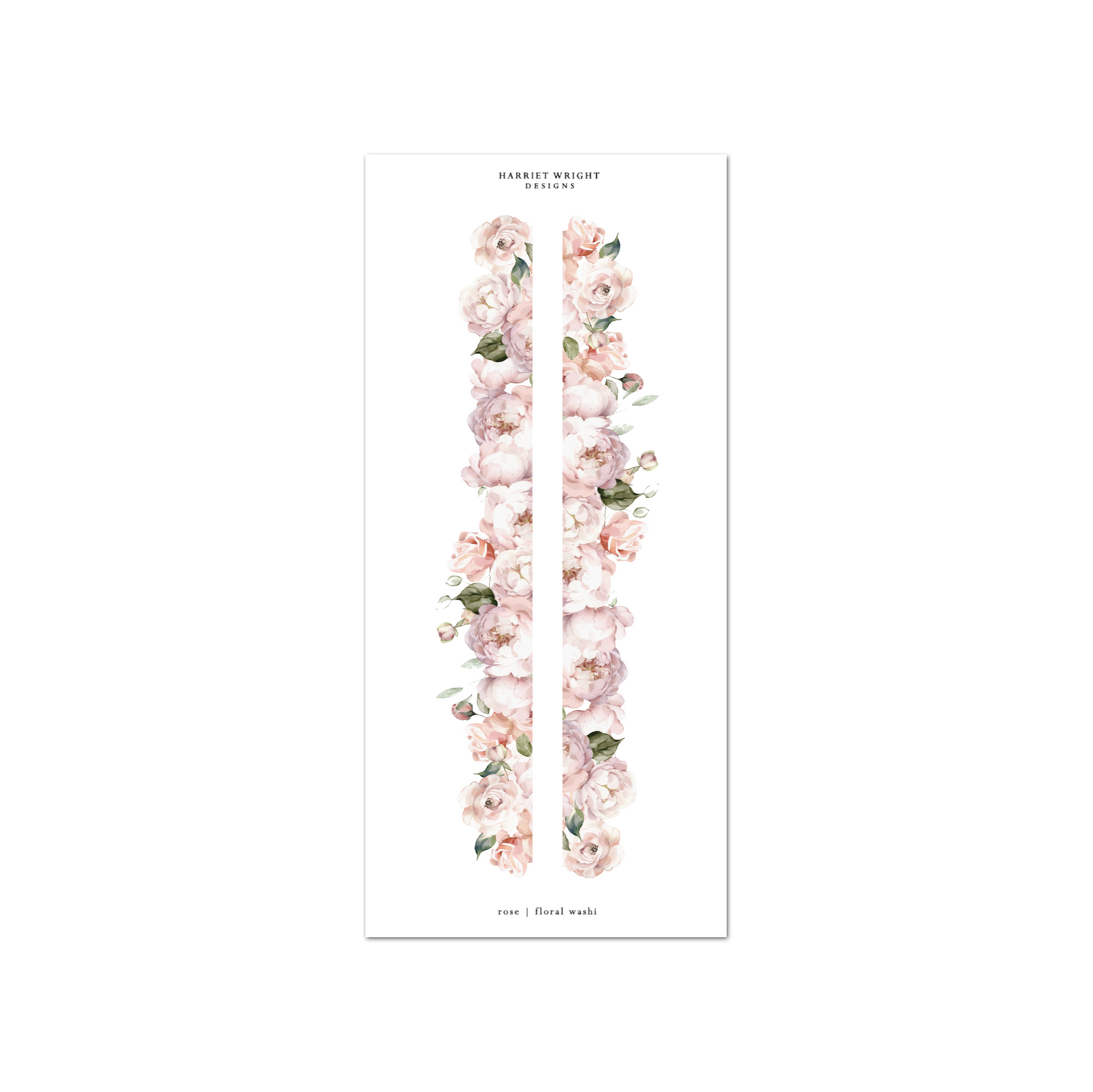 Strawberry | Floral Cut Washi