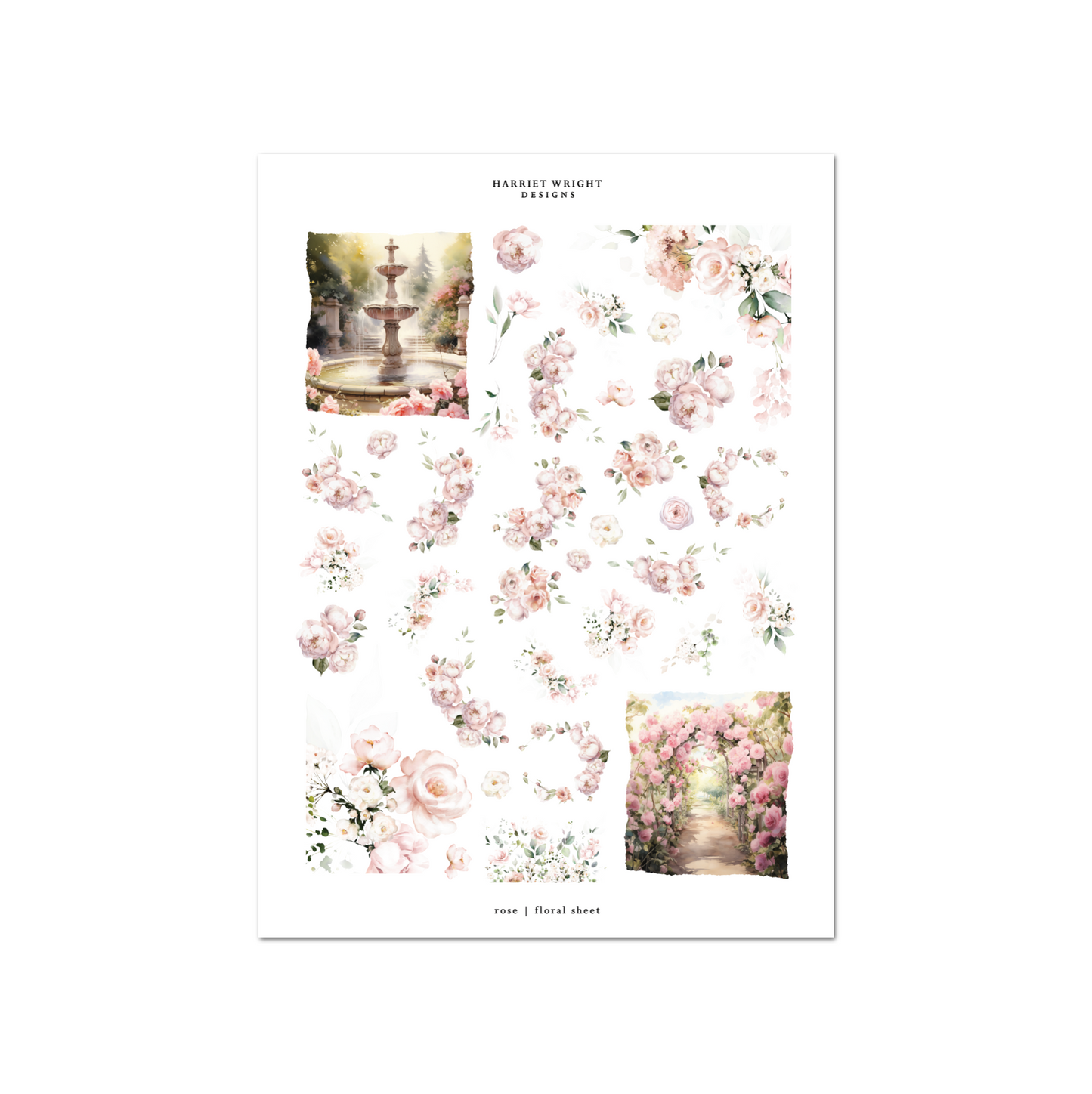 Rose | Floral Sheet