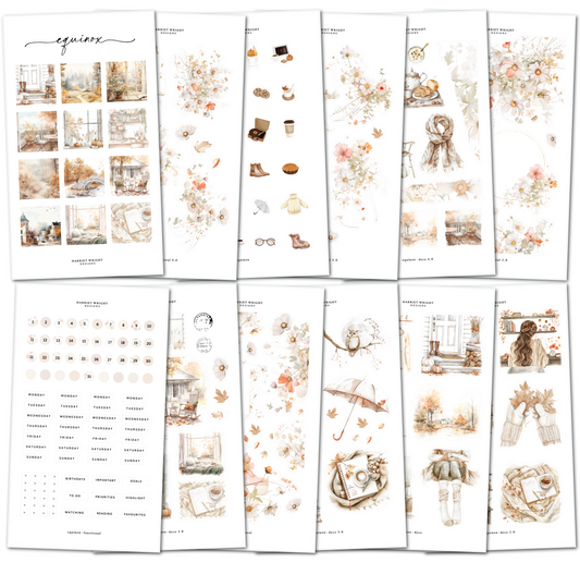 Equinox || Decorative Collection (12 Sheets)