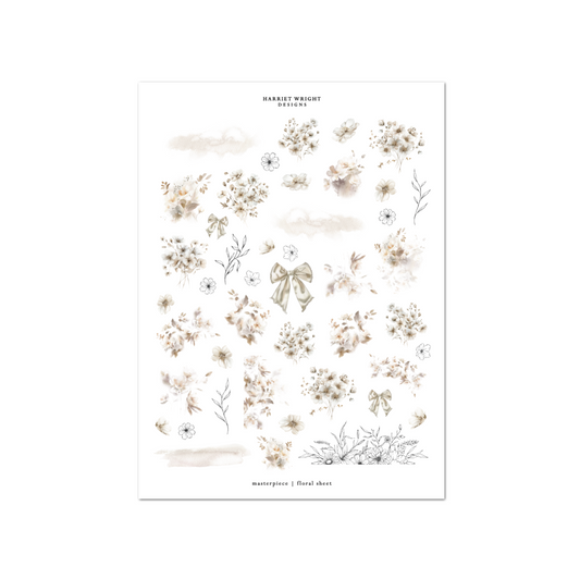 Masterpiece | Floral Sheet