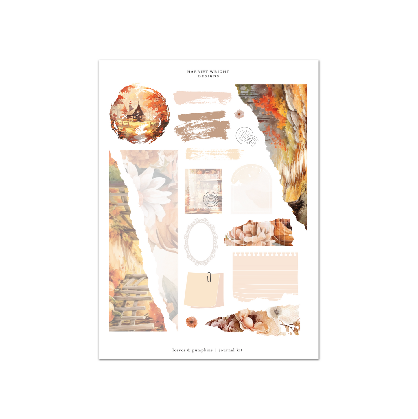 Leaves & Pumpkins | Journal Kit