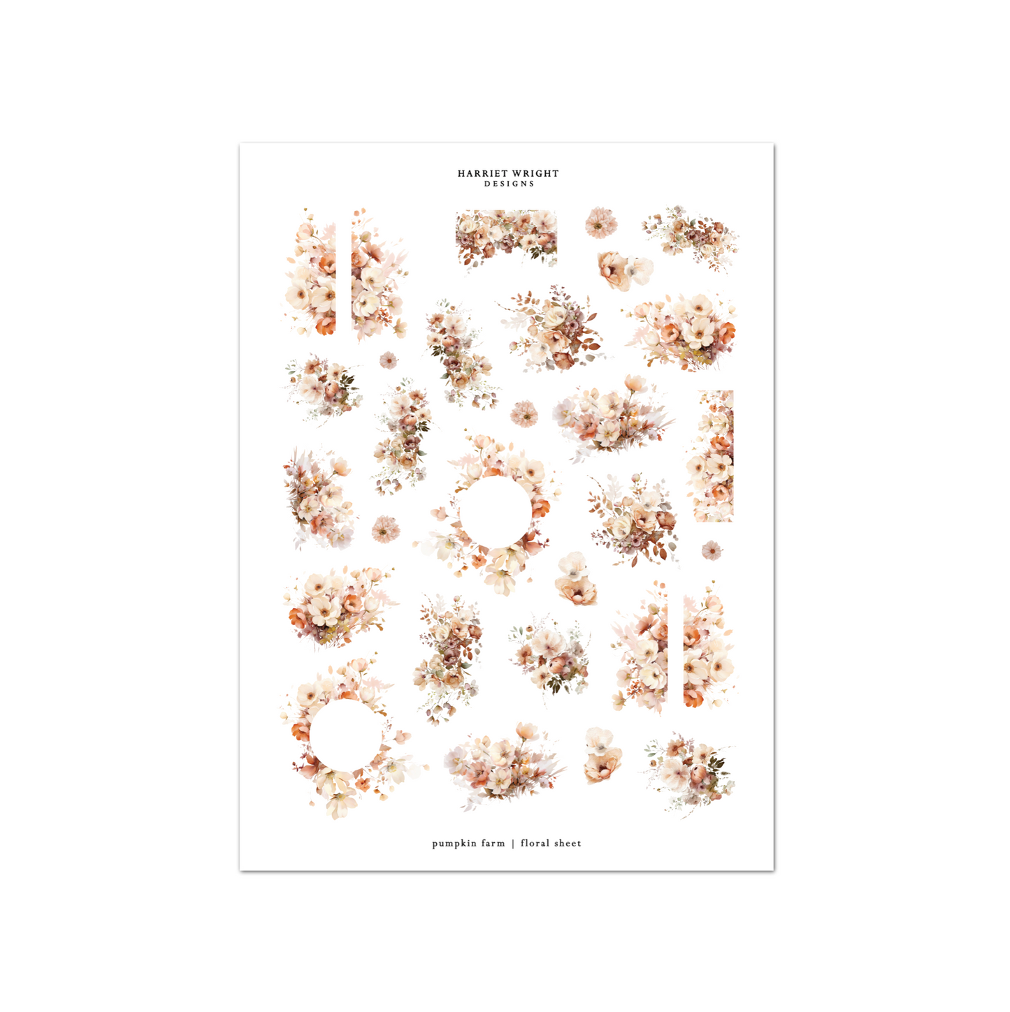 Pumpkin Farm | Floral Sheet