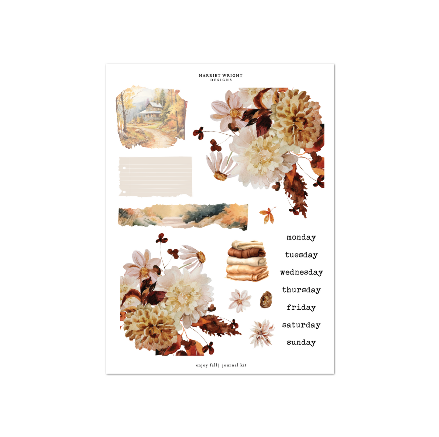 Enjoy Fall | Journal Kit