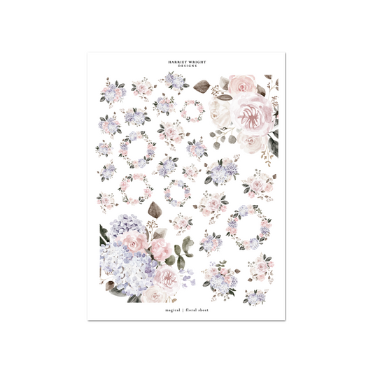 Magical | Floral Sheet