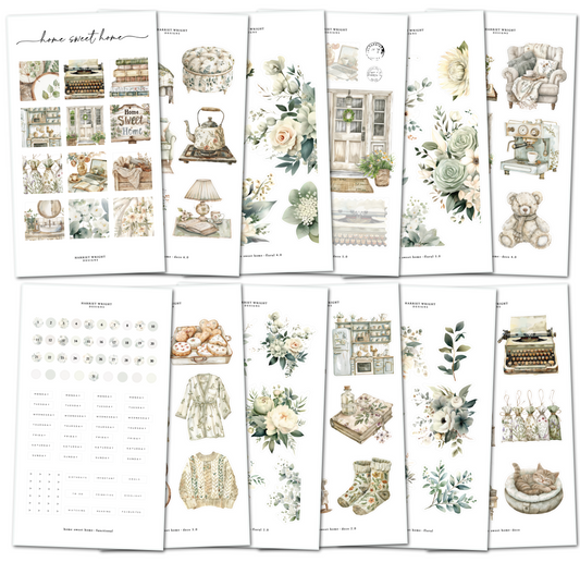 Home Sweet Home || Decorative Collection (12 Sheets)