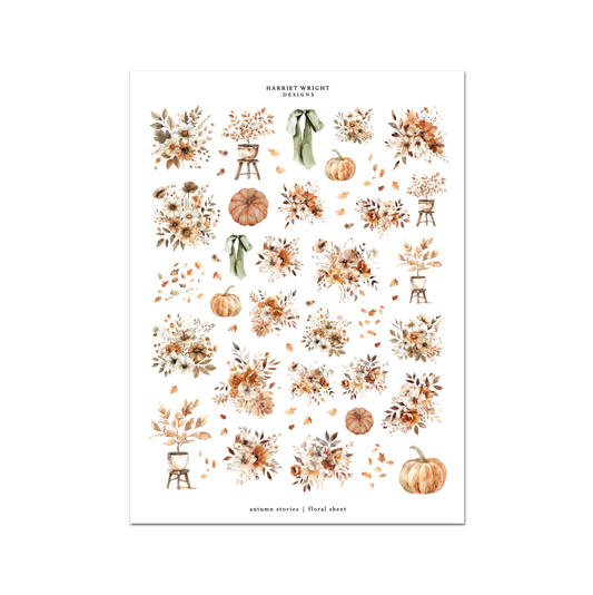 Autumn Stories | Floral Sheet