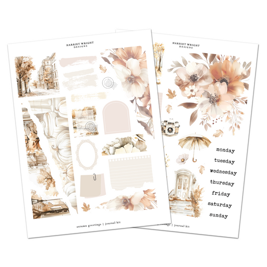 Autumn Greetings | Journal Kit