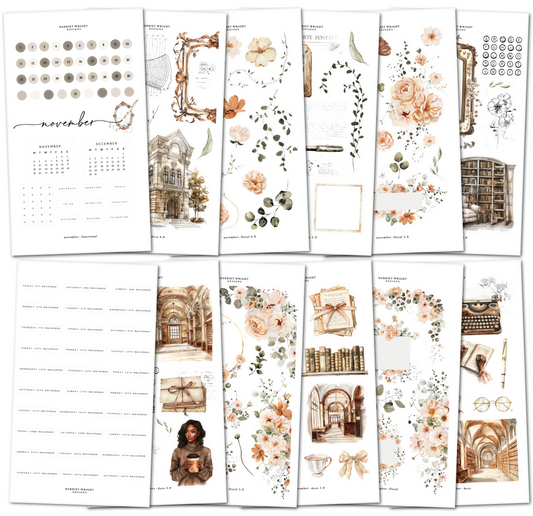 November || Decorative Collection (12 Sheets)