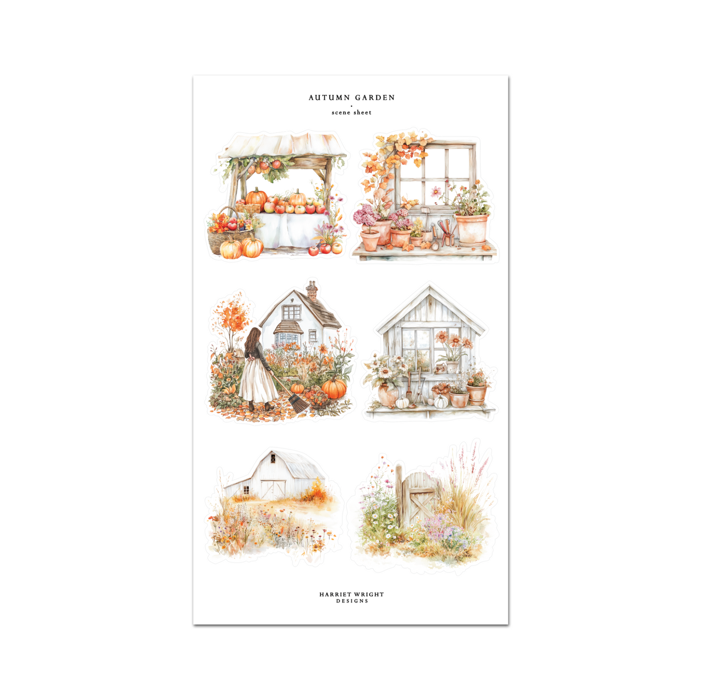 Autumn Garden || Scene Sheet