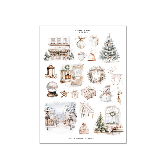 Winter Wonderland | Deco Sheet