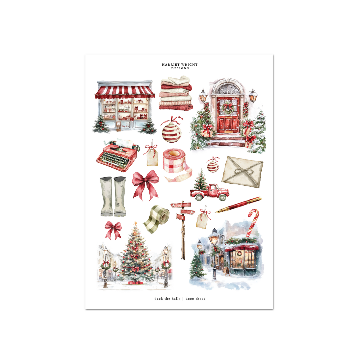 Deck the Halls | Deco Sheet