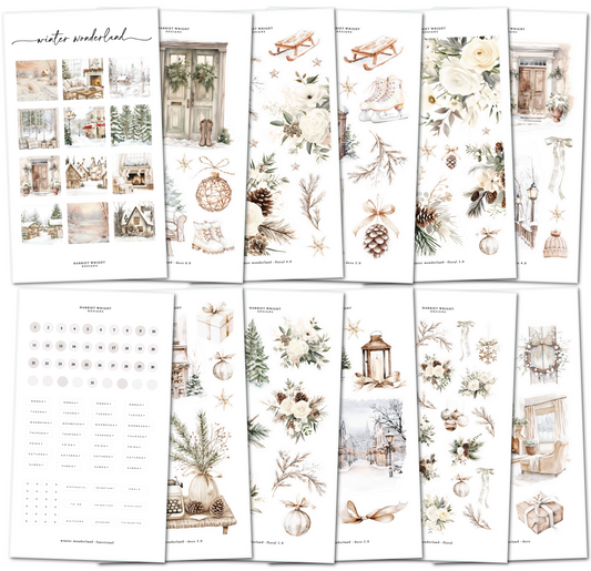 Winter Wonderland || Decorative Collection (12 Sheets)