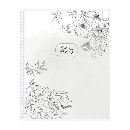 Floral Line Art || Interchangeable Cover