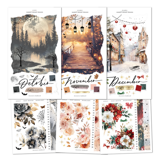 3 Month Bundle (Oct-Dec) | Decorative Dashboard