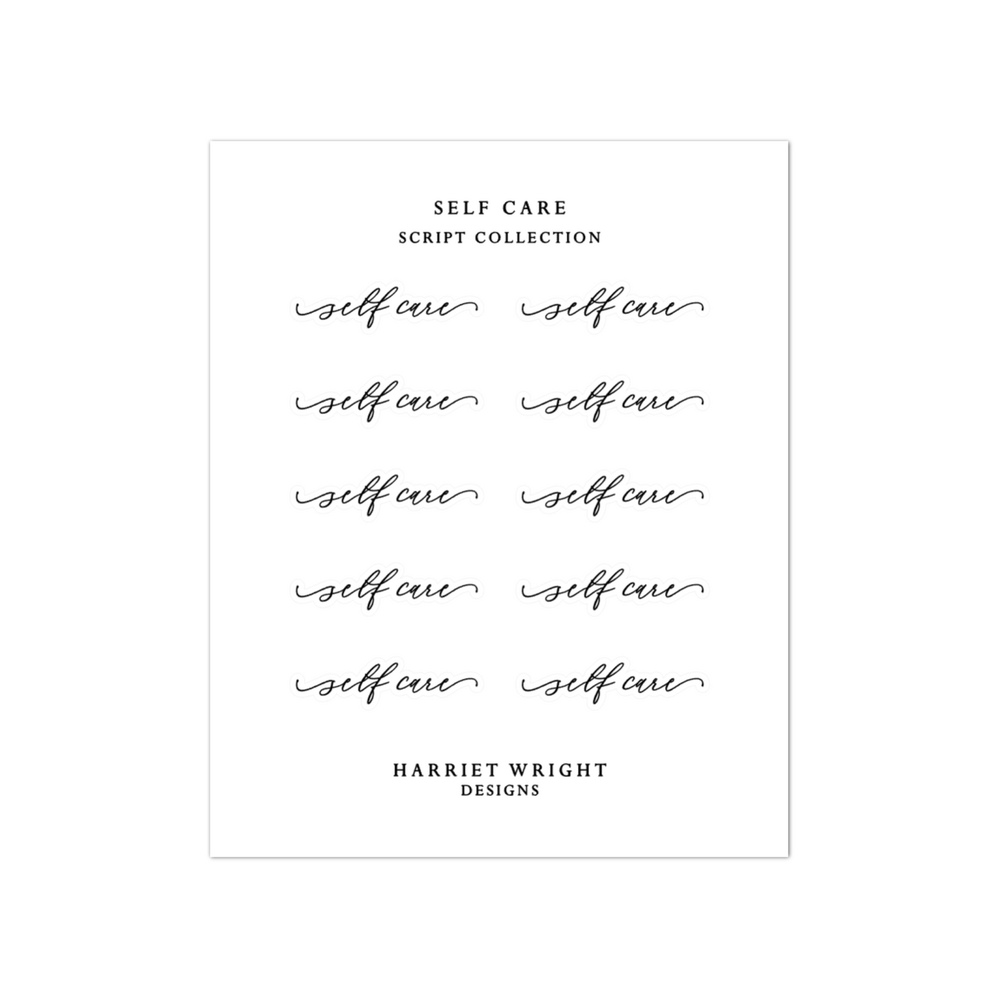 Self Care || Script Collection